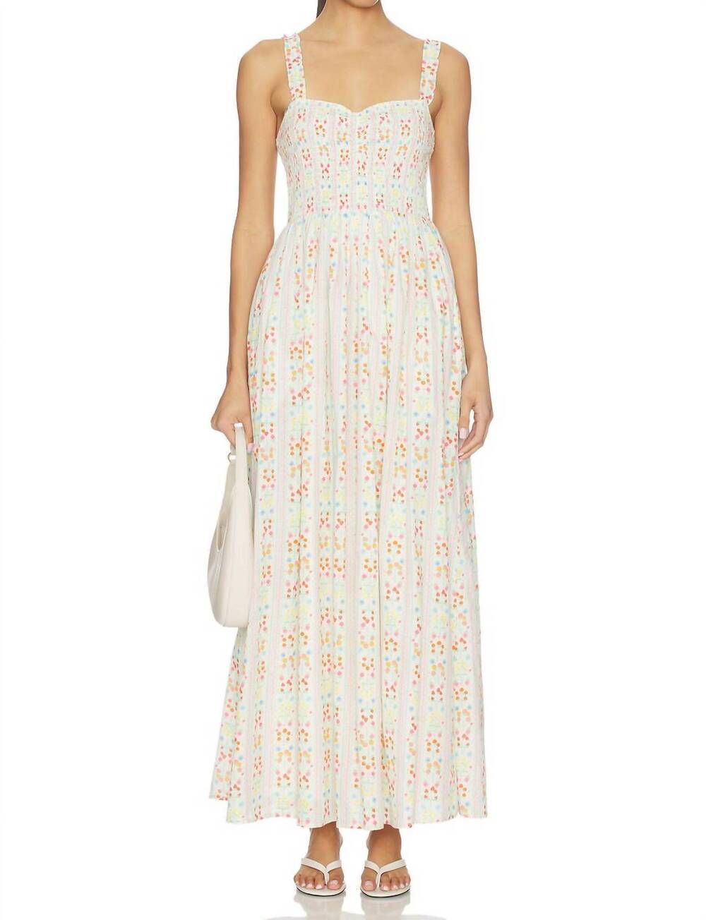 NEW BEACH RIOT cari maxi dress in fruit blooms